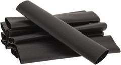 3M - 6" Long, 2:1, Polyolefin Heat Shrink Electrical Tubing - Black - Exact Tool & Supply