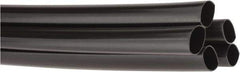 3M - 48" Long, 2.5:1, Polyolefin Heat Shrink Electrical Tubing - Black - Exact Tool & Supply