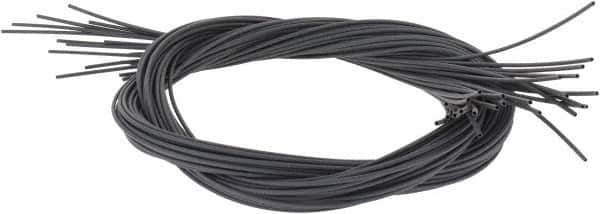 3M - 48" Long, 2:1, Polyolefin Heat Shrink Electrical Tubing - Black - Exact Tool & Supply