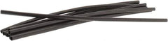 3M - 6" Long, 2:1, Polyolefin Heat Shrink Electrical Tubing - Black - Exact Tool & Supply
