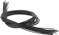 3M - 48" Long, 2:1, Polyolefin Heat Shrink Electrical Tubing - Black - Exact Tool & Supply