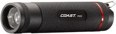 Coast Cutlery - White LED Bulb, 275 Lumens, Industrial/Tactical Flashlight - Black Aluminum Body, 3 AAA Alkaline Batteries Included - Exact Tool & Supply