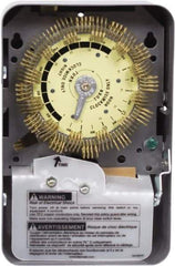 Intermatic - 24 hr Indoor Analog Electromechanical Timer - 48 On/Off, 120/208 to 277/480 VAC, 60 Hz, - Exact Tool & Supply