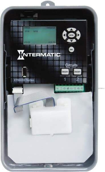Intermatic - 365 Day Astronomical Outdoor Digital Electronic Timer Switch - 4,000 On/Off, 120 to 277 VAC, 50/60 Hz, - Exact Tool & Supply