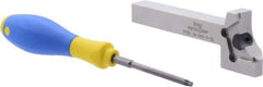 Iscar - External Thread, 0.7874" Max Depth of Cut, 3mm Min Groove Width, 135mm OAL, Left Hand Indexable Grooving Cutoff Toolholder - 16mm Shank Height x 16mm Shank Width, PENTA D Insert Style, PCH Toolholder Style, Series PentaCut - Exact Tool & Supply