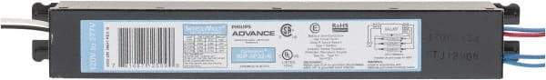 Philips Advance - 2 or 3 Lamp, 120-277 Volt, 0.30 to 0.70 Amp, 0 to 39, 40 to 79 Watt, Instant Start, Electronic, Nondimmable Fluorescent Ballast - 0.87, 0.88, 0.90, 1.00, 1.01 Ballast Factor, T8 Lamp - Exact Tool & Supply