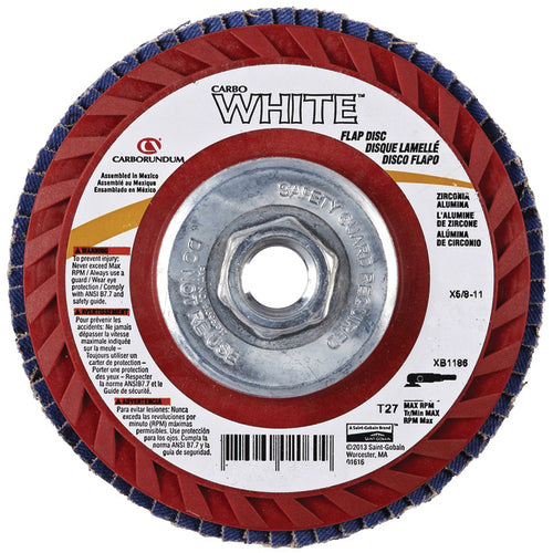 4 1/2″ × 5/8″-11″ 60 Grit Flap Disc - Exact Tool & Supply
