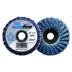 2″ 36 Grit Type TS BlueFire Mini Flap Disc - Exact Tool & Supply