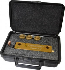 Laser Tools Co. - Green Beam Sheave Alignment System - Includes (3) Retro-Reflective Adjustable Alignment Targets, Foam Filled Hard Carry Case, GL80 PowerLine Sheave Alignment Tool - Exact Tool & Supply