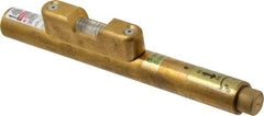 Laser Tools Co. - 1 Beam 500' Max Range Alignment Laser - Green Beam, 1/16" at 100' Accuracy, 6-1/2" Long x 3/4" Wide, Battery Included - Exact Tool & Supply