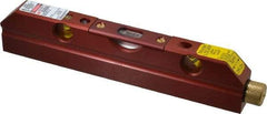 Laser Tools Co. - 1 Beam 500' Max Range Torpedo Laser Micro Level - Red Beam, 1/8" at 100' Accuracy, 165.1mm Long x 16mm Wide x 33.66mm High, Battery Included - Exact Tool & Supply