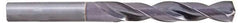Accupro - 12.5mm 140° Solid Carbide Jobber Drill - AlTiN Finish, Right Hand Cut, 138mm OAL - Exact Tool & Supply