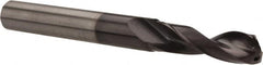 Accupro - 17mm 140° Spiral Flute Solid Carbide Taper Length Drill Bit - Exact Tool & Supply