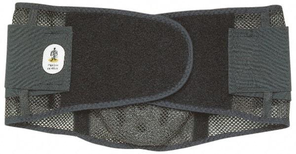 Ergodyne - Size L, Mesh Belt - 34 to 38" Waist, Lumbar Support, Black - Exact Tool & Supply