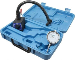 Fowler - 2-39/64" Long x 2" Wide x 2-3/16" High Magnetic Indicator Base - 85 Lb Magnetic Pull, Flexible Arm - Exact Tool & Supply