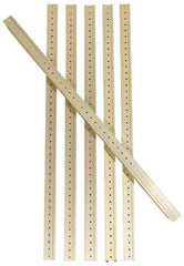 Value Collection - 15-3/4 Long, 5/8 Inch Wide, Alum T-Slot Cover - 6 Piece - Exact Tool & Supply