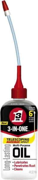 3-IN-ONE - 4 oz Bottle Thin Oily Film Penetrant/Lubricant - Clear - Exact Tool & Supply
