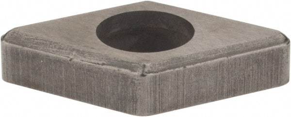 Hertel - 3/8" Inscribed Circle, Diamond (Shape) External Turning Shim for Indexables - 1/8" Thick, IDSN Shim Style, Negative Rake, Neutral Cut - Exact Tool & Supply