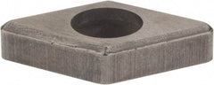 Hertel - 3/8" Inscribed Circle, Diamond (Shape) External Turning Shim for Indexables - 1/8" Thick, IDSN Shim Style, Negative Rake, Neutral Cut - Exact Tool & Supply