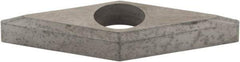 Hertel - 3/8" Inscribed Circle, Diamond (Shape) External Turning Shim for Indexables - 1/8" Thick, SKVN Shim Style, Negative Rake, Neutral Cut - Exact Tool & Supply