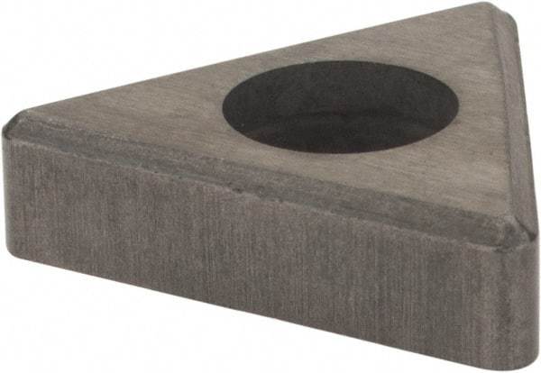 Hertel - 1/2" Inscribed Circle, Triangle External Turning Shim for Indexables - 3/16" Thick, ITSN Shim Style, Negative Rake, Neutral Cut - Exact Tool & Supply