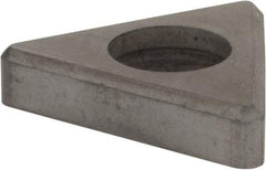 Hertel - 5/8" Inscribed Circle, Triangle External Turning Shim for Indexables - 3/16" Thick, ITSN Shim Style, Negative Rake, Neutral Cut - Exact Tool & Supply