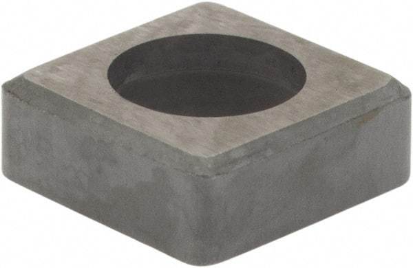 Hertel - 3/8" Inscribed Circle, Square External Turning Shim for Indexables - 1/8" Thick, ISSN Shim Style, Negative Rake, Neutral Cut - Exact Tool & Supply