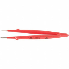 Wiha - Tweezers Type: Insulated Pattern: Straight - Exact Tool & Supply