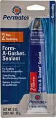 Permatex - 3 oz Gasket Sealant - -65 to 400°F, Black, Comes in Tube - Exact Tool & Supply