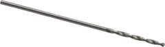 Walter-Titex - #62 118° High Speed Steel Jobber Drill - Oxide Finish, Right Hand Cut, Spiral Flute, Straight Shank, 1-5/16" OAL, Standard Point - Exact Tool & Supply