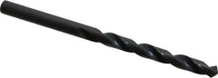 Walter-Titex - #1 118° High Speed Steel Jobber Drill - Oxide Finish, Right Hand Cut, Spiral Flute, Straight Shank, 3-21/32" OAL, Standard Point - Exact Tool & Supply
