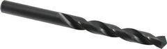 Walter-Titex - 10.5mm 118° High Speed Steel Jobber Drill - Oxide Finish, Right Hand Cut, Spiral Flute, Straight Shank, 5-15/64" OAL, Standard Point - Exact Tool & Supply