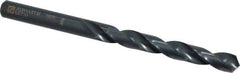 Walter-Titex - Letter U 118° High Speed Steel Jobber Drill - Oxide Finish, Right Hand Cut, Spiral Flute, Straight Shank, 4-29/32" OAL, Standard Point - Exact Tool & Supply