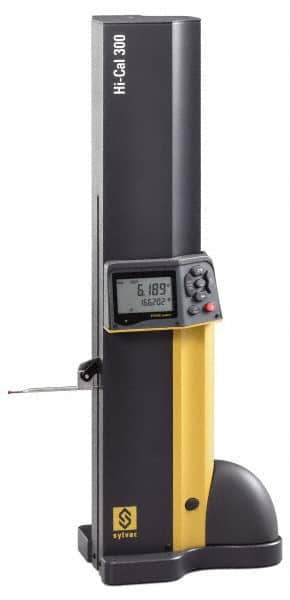 Fowler - 6" Electronic Height Gage - 0.00005" Resolution, Accurate to 0.00013", LCD Display, USB, RS-232 Data Output - Exact Tool & Supply