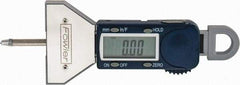 Fowler - 0" to 22" Metal (Rod) & Plastic (Body) Electronic Depth Gage - 0.02mm Accuracy, 0.01mm Resolution, 53mm Base Length - Exact Tool & Supply