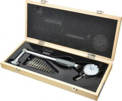 Fowler - 11 Anvil, 2 to 6" Dial Bore Gage - 0.0005" Graduation, Carbide Anvil - Exact Tool & Supply