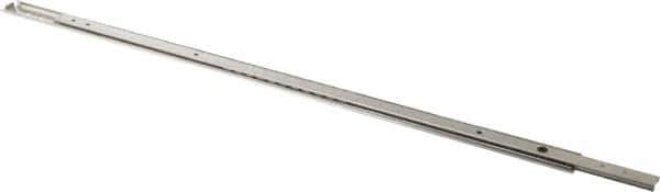Sugatsune - 19-45/64" Slide Length, 15-9/64" Travel Length, Stainless Steel Ball Bearing Slide - 66 Lb Capacity at Full Extension - Exact Tool & Supply