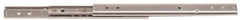 Sugatsune - 17-3/4" Slide Length, 18-31/64" Travel Length, Stainless Steel Ball Bearing Slide - 66 Lb Capacity at Full Extension - Exact Tool & Supply