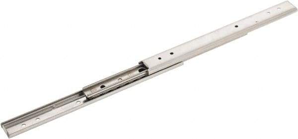 Sugatsune - 7-57/64" Slide Length, 9-1/32" Travel Length, Stainless Steel Ball Bearing Slide - 66 Lb Capacity at Full Extension - Exact Tool & Supply