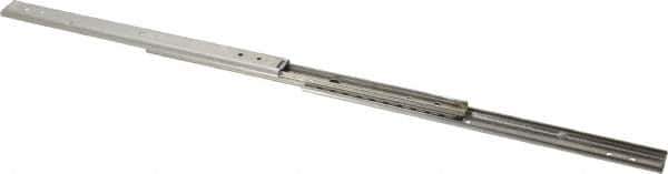 Sugatsune - 9-55/64" Slide Length, 10-39/64" Travel Length, Stainless Steel Ball Bearing Slide - 66 Lb Capacity at Full Extension - Exact Tool & Supply