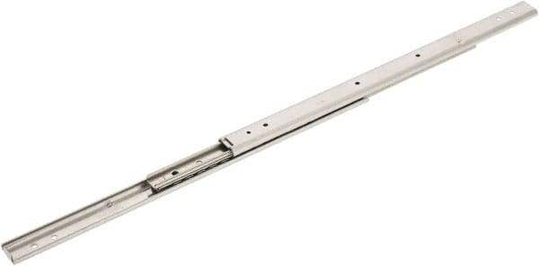 Sugatsune - 11-53/64" Slide Length, 12-31/32" Travel Length, Stainless Steel Ball Bearing Slide - 66 Lb Capacity at Full Extension - Exact Tool & Supply