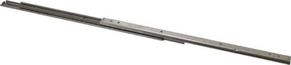 Sugatsune - 13-51/64" Slide Length, 14-35/64" Travel Length, Stainless Steel Ball Bearing Slide - 66 Lb Capacity at Full Extension - Exact Tool & Supply