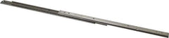 Sugatsune - 13-51/64" Slide Length, 14-35/64" Travel Length, Stainless Steel Ball Bearing Slide - 66 Lb Capacity at Full Extension - Exact Tool & Supply