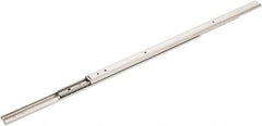 Sugatsune - 15-49/64" Slide Length, 16-29/32" Travel Length, Stainless Steel Ball Bearing Slide - 66 Lb Capacity at Full Extension - Exact Tool & Supply