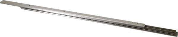 Sugatsune - 19-45/64" Slide Length, 20-27/32" Travel Length, Stainless Steel Ball Bearing Slide - 66 Lb Capacity at Full Extension - Exact Tool & Supply