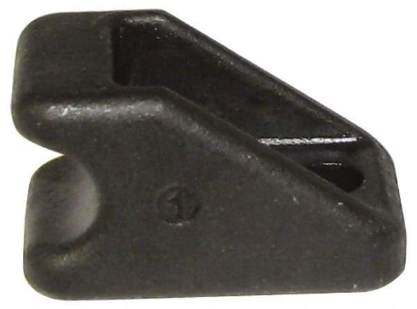 Gibraltar - 1 Lb Capacity, 0.34" Mounting Hole, Steel Clamp Latch Plate & Hook Assembly - 1.94" Base Length x 1.34" Base Width - Exact Tool & Supply