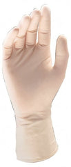 CleanTeam - Size S, 5 mil, Cleanroom Grade, Powder Free Nitrile Disposable Gloves - Exact Tool & Supply
