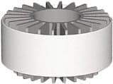 Seco - Capto C3 Compatible Shrink-Fit Finned Support - Compatible with Easyshrink 20 - Exact Tool & Supply
