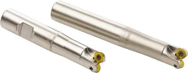 Seco - 16mm Cutting Diam, 16mm Shank Diam, 4mm Max Depth of Cut, Straight Shank Indexable Copy End Mill - 2 Inserts, RD.. 0803 Insert, R217.29 Toolholder - Exact Tool & Supply