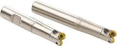 Seco - 16mm Cutting Diam, 16mm Shank Diam, 4mm Max Depth of Cut, Straight Shank Indexable Copy End Mill - 2 Inserts, RD.. 0803 Insert, R217.29 Toolholder, Carbide - Exact Tool & Supply
